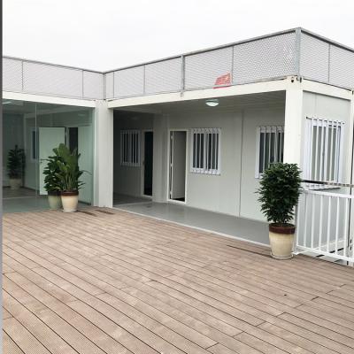 China Puerto Rico Aluminum Carport Garden Two Bedroom Folding Container House for sale