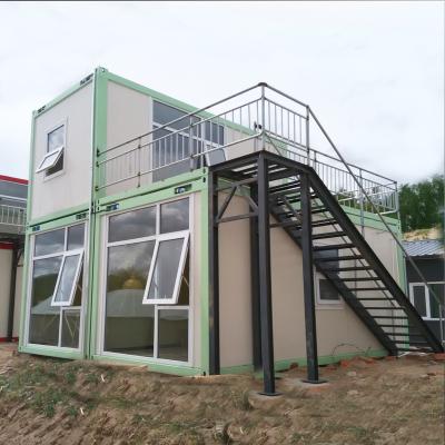 China Steel Fabricated High Quality Shipping Modular House Low Cost 20ft Prefab Container House for sale