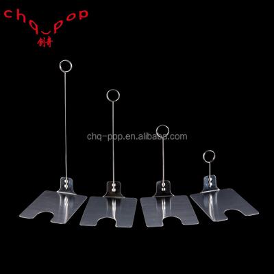 China Supermarket Price/AD Display Promotion Supermarket Advertising Adjustable Plastic Display Stand for sale