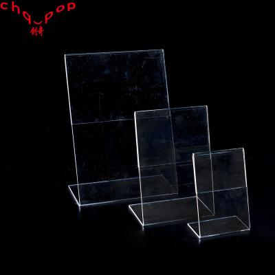 China Sign A4 A5 A6 A7 Acrylic Table Stand for sale