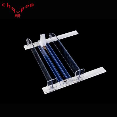 China Factory direct sale high quality new design plastic transparent shelf pusher for cigarette for sale