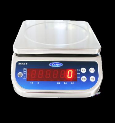 China 304 All Stainless Steel Premium Quality Industrial Waterproof Table Top Weighing Scale for sale