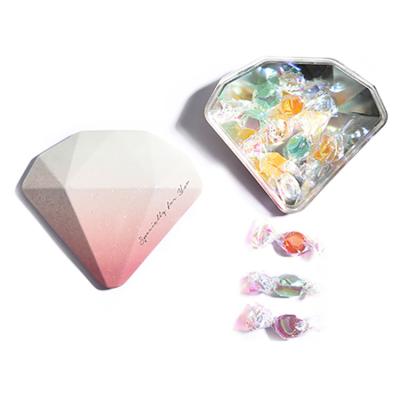 China Recycled Materials Mini Square Christmas Valentines Day Small Luxury Chocolate Gift Thank You Wedding Candy Diamond Sweet Box Packaging for sale