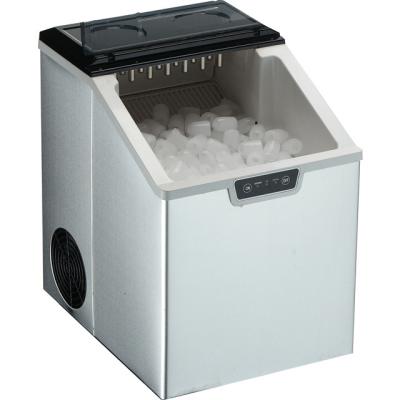 China Commercial Ice Cube Maker 15kgs Per Day Self Cleaning Cube Sizes 3.2 Liter Water Tank 2.4kg Ice Capacity for sale