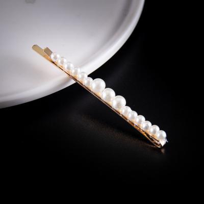 China Fairy Fashion Natural Pearl Hairpin Style Side Clip Hair Pins Tiara Wedding Bridal Hair Accessories Jewelry for sale