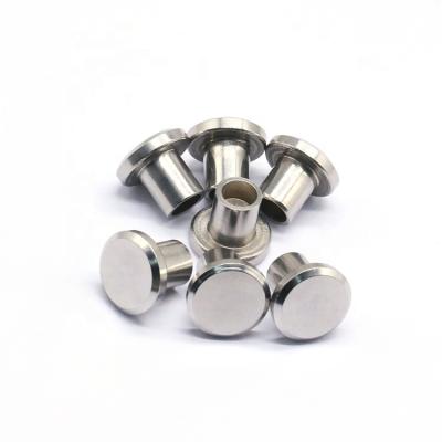 China Industry Various Styles Custom 304 Stainless Steel Rivets Flat Head Semi-Tubular Rivets for sale