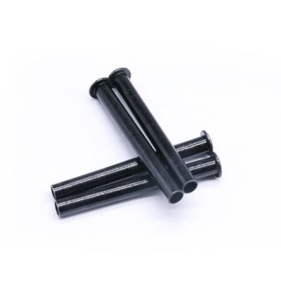 China Industry Wholesale Price Iron Rivets Black Galvanized Round Head Semi Tubular Rivets for sale