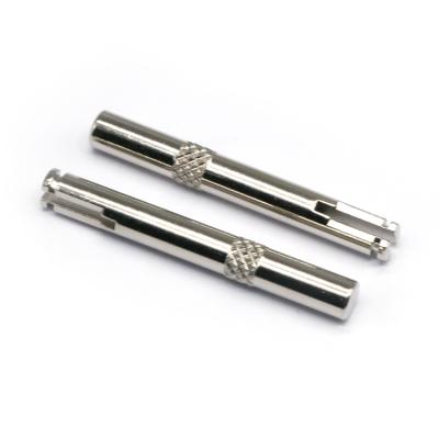 China Custom Wholesale Industry Metal Finger Pin Nickel-Plated Iron Non-Standard Knurled Studs for sale