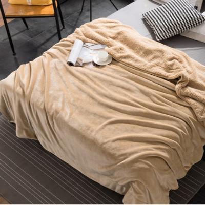 China PORTABLE Wholesale Plush Blanket Soft Touch Soft Plush Flannel Throw Blanket for sale