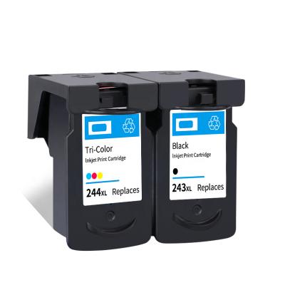 China Re-manufactured Colorpro replacement inkjet cartridges 243xl 244xl 243 244 remanufactured ink cartridges for PIXMA Tr4520 PG243XL CL244XL for sale