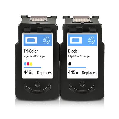 China Re-manufactured reman ink cartridge pg-445 cl-446 ink cartridge for Mx494 MG 2440 2540 2940 Mx494 Ip2840 445XL 446XL printers for sale