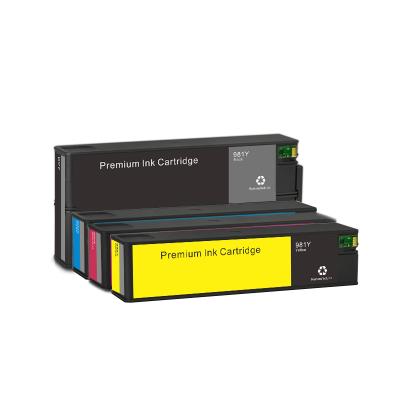 China Re-manufactured Colorpro 981XL 981 Printing Ink Cartridge Compatible For HP981 PageWide Enterprise Color 556dn MFP 586f 586dn 556xh 586z Printers for sale