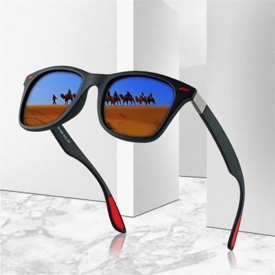 China Oversized Designer Polarized Sunglasses Square New Arrival UV400 Retro Sports Stock Big Frame Classic Plastic Sunglasses for sale