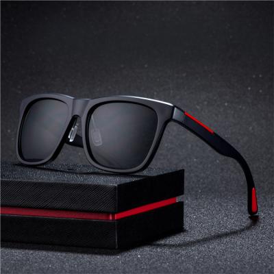 China Promotional UV400 Carbon Fiber Shades Sunglasses Men Protective Mask NO--Polarized Sunglasses for sale