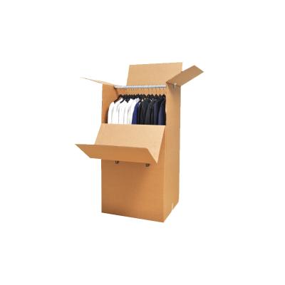 China Custom Logo Materials Recycled Mailing Cardboard Wardrobe Clothes Packaging Mobile Box for sale