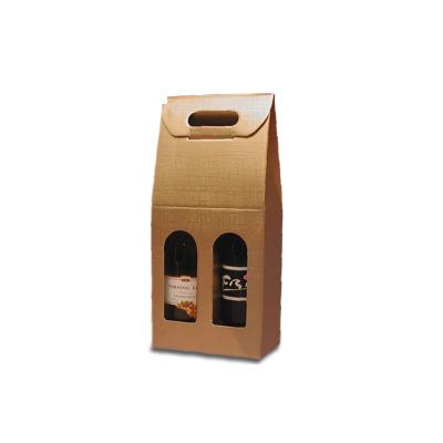 China Recyclable Popular Style Wine Box Hot Selling Wine Packaging Box Custom Elegant Wine Gift Box Packaging For Gift for sale