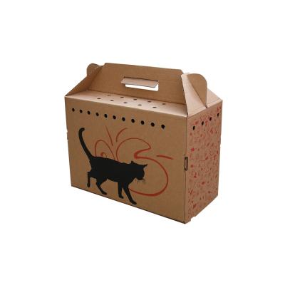 China High Quality Recycled Materials Pet Packing Box Pet Carrier Cardboard Box for sale