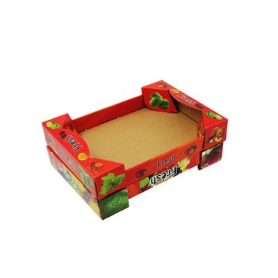 China Recycled Materials China Manufacturer Custom Size Fruit Cardboard Box Price for sale