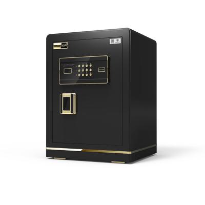 China Onnais 45 Home Biometric Fingerprint Bank Office Hotel Lock Jewelry Safe Compartment Digital Lock Box Fingerprint Cabinet Safe for sale