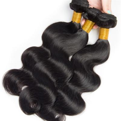 China Custom Body Wave 1B Color Brazilian Body Wave Hair 8-28inch Woman Hair Weft Extension for sale