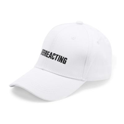 China Cheap fashion wholesale COMMON simple all white women girls ladies female baseball hats in bulk for sale