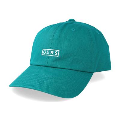 China Custom Embroidery 6 Panel Teal Cotton Twill Sport Unstructured Baseball Cap COMMON Hat For Sale for sale