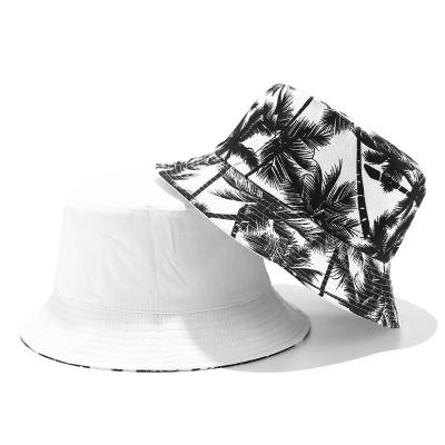 China Street Style Amazon Hot Sale! Custom Printed Street Style Hawaii Bucket Hat Full Canvas Fisherman Hat for sale