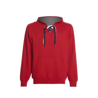 China Breathable High Quality Custom Red Men Pullover Hoodie for sale