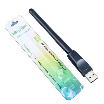 China USB2.0 WiFi Controlled 150Mbps Mini Wifi Adapter USB 5GHz 2.4GHz Wireless Lan Wi-Fi High Speed ​​Antenna Network Card for sale