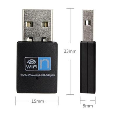 China Wifi Controlled Wireless LAN Receiver 5G AC300 WiFi Network Card 300Mbps USB Wireless Dual Band WiFi Adapter 600M 2.4GHz 5.8GHz WI-FI Dongle for sale