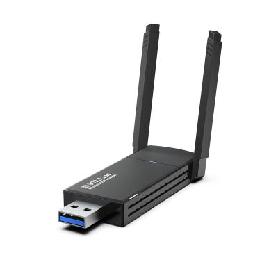 China Wifi controlled 5ghz wifi adapter usb 3.0 wireless network adapter 1300mbps wifi dual band dongle for pc for sale