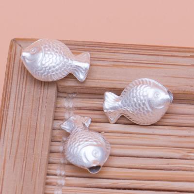 China Hot Sale CYP016 Sterling Silver Different Shape Animal Spacer Beads Fish Connector For Jewelry Bracelet Making for sale