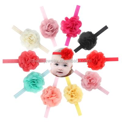 China European and American colorful elastic hair accessories baby flower fashion style head bands BTS023 for sale