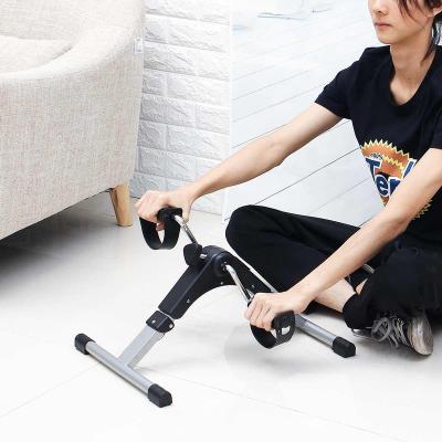 China Stroke Training Mini Pedal Exerciser Foldable Under Use Mini Pedal Exerciser Desk Leg Arm Trainer Personal Stationary Pedal Exerciser Home Bike for sale