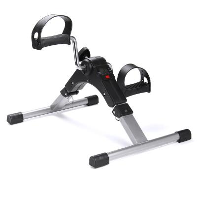 China Racing Sport UnderDesk Pedal Trainer Home Bike For Arm Leg Peddler Desktop Cycle Folding Leg Pedal Trainer Portable Bike for sale