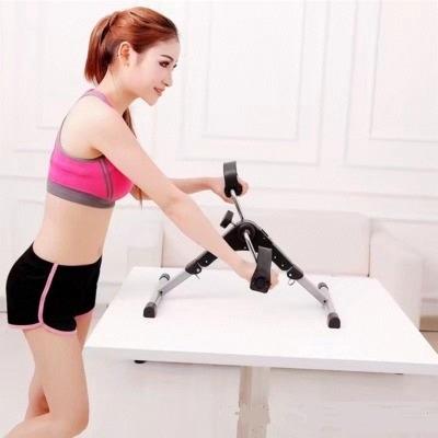 China Race Training Professional Race Training Folding Pedal Test Program LCD Display Adjustable Resistance Medical Mini Exercise Bike for sale