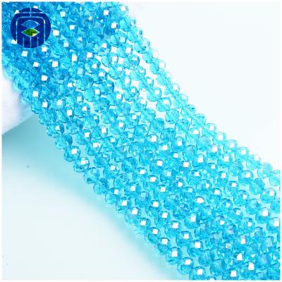 China Beaded Jewelry JuleeCrystal China Glass Beads Supplier 4mm Crystal Rondelle Beads For Jewelry Making for sale