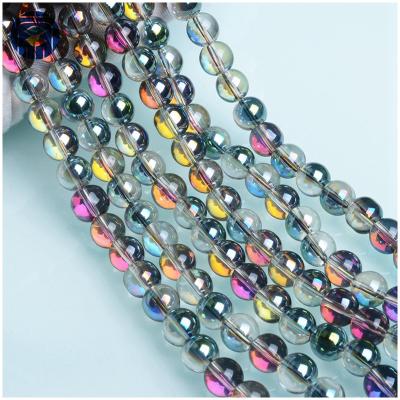 China Wholesale Beaded Jewelry JuleeCrystal Glass Bead 8mm Crystal Round Beads For Jewelry Making for sale