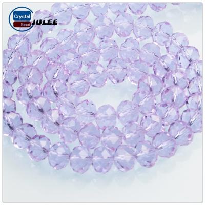 China Wholesale Glass Beads C1-C40 Juleecrystal 4mm 6mm Crystal Rondelle Beads 8mm Multicolor For Jewelry Making for sale