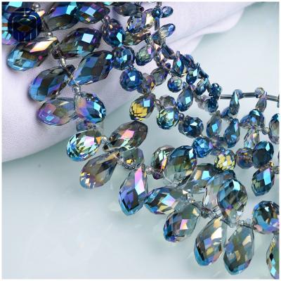 China Bead for Making Jewelry Fashion Raindrop Crystal Loose Beads Wholesale Teardrop Bead for Making Jewelry for sale