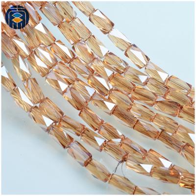 China Faceted Cubic Glass Beads Best Seller Unique Design Elegant Decoration Faceted Cubic Glass Beads for sale