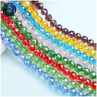 China Wholesale Yiwu Crystal Beads Yiwu Crystal Beads 8mm ab color faceted Crystal Beads for sale