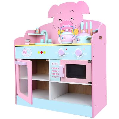 China 2020 The Most Popular Toys Lovely Kitchen Eco-friendly Material Cooking Solid Wood For Kids To Play for sale