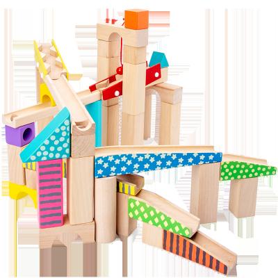 China High Quality Material Wooden Kids Action Blocks Early Educational Toys Games Material for sale