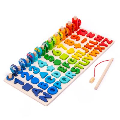 China Eductional Toys Special Hot Selling Children's Child's Toy Color Box Fishing Logarithmic Educational Board for sale