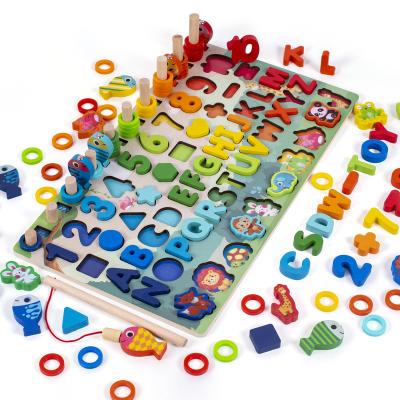 China Educational toys factory sale various new Forest Animal Alphabet Logarithmic Board for sale