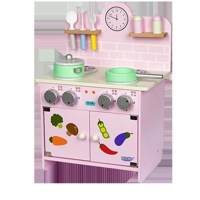 China Eductional Toys Hot Selling Cheap Custom Kid Pink Stove Kitchen Toy for sale