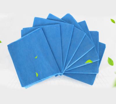 China Eco-friendly In Stock Wholesale Blue Color Nonwoven Fitted Sheet Hospital Medical Use Sheets For Sale for sale