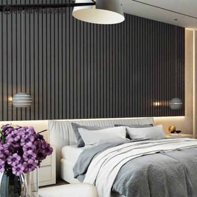 China GoodSound Modern Interior Decoration Wall Panel Pine 3D Grill Solid Wood Wall Panel for sale