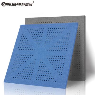 China Minimalist Goodsound Polyester Fiber Nightclub Sound Proof Acoustics Perforated Panel For Cinema for sale